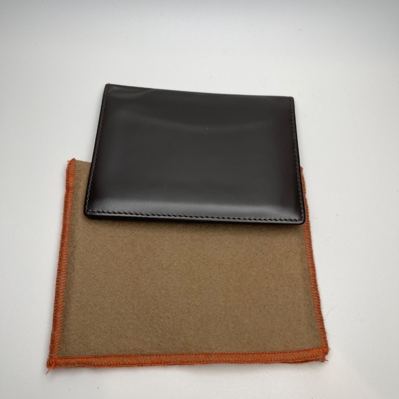 Loewe Leather Card Wallet - Dark Brown - Pre-owned - Picture 2 of 12